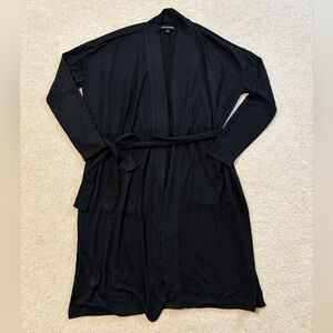 Banana Republic Long Black Cardigan with Belt